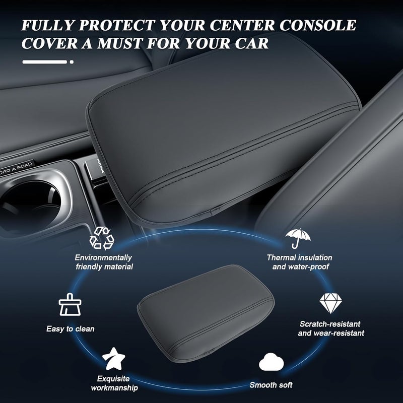 BIBIBO for 2026 Subaru Outback Center Console Armrest Cover,Armrest Cushion 2026 Subaru Outback Console Lid,2026 Outback Arm Rest Pad Cover Protector,2026 Outback Armrest Accessories Armrest - Image 4